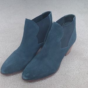 Coolway Booties Blue Leather